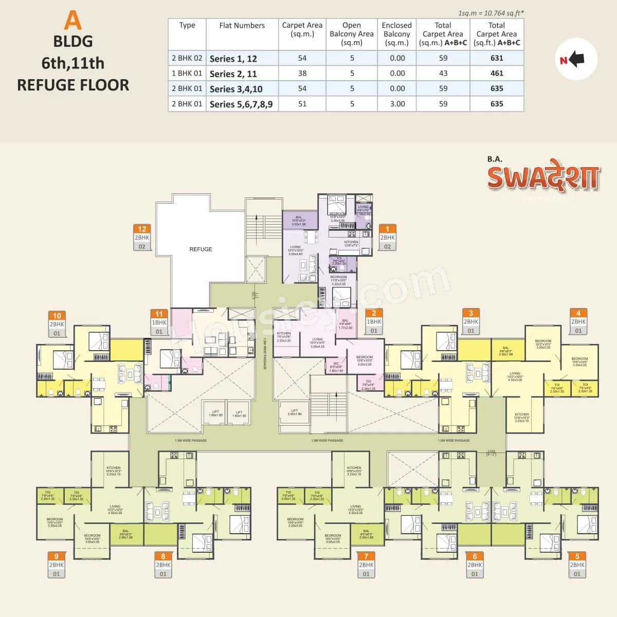 Bhandari Swadesha Floor plan 1