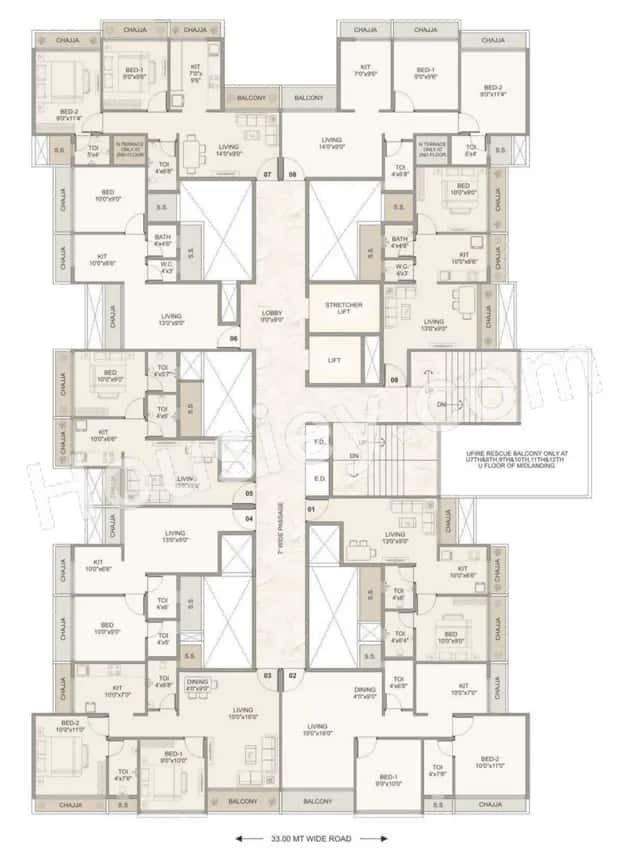 Bhaveshwar Valencia Floor plan 4