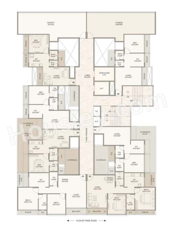 Bhaveshwar Valencia Floor plan 3