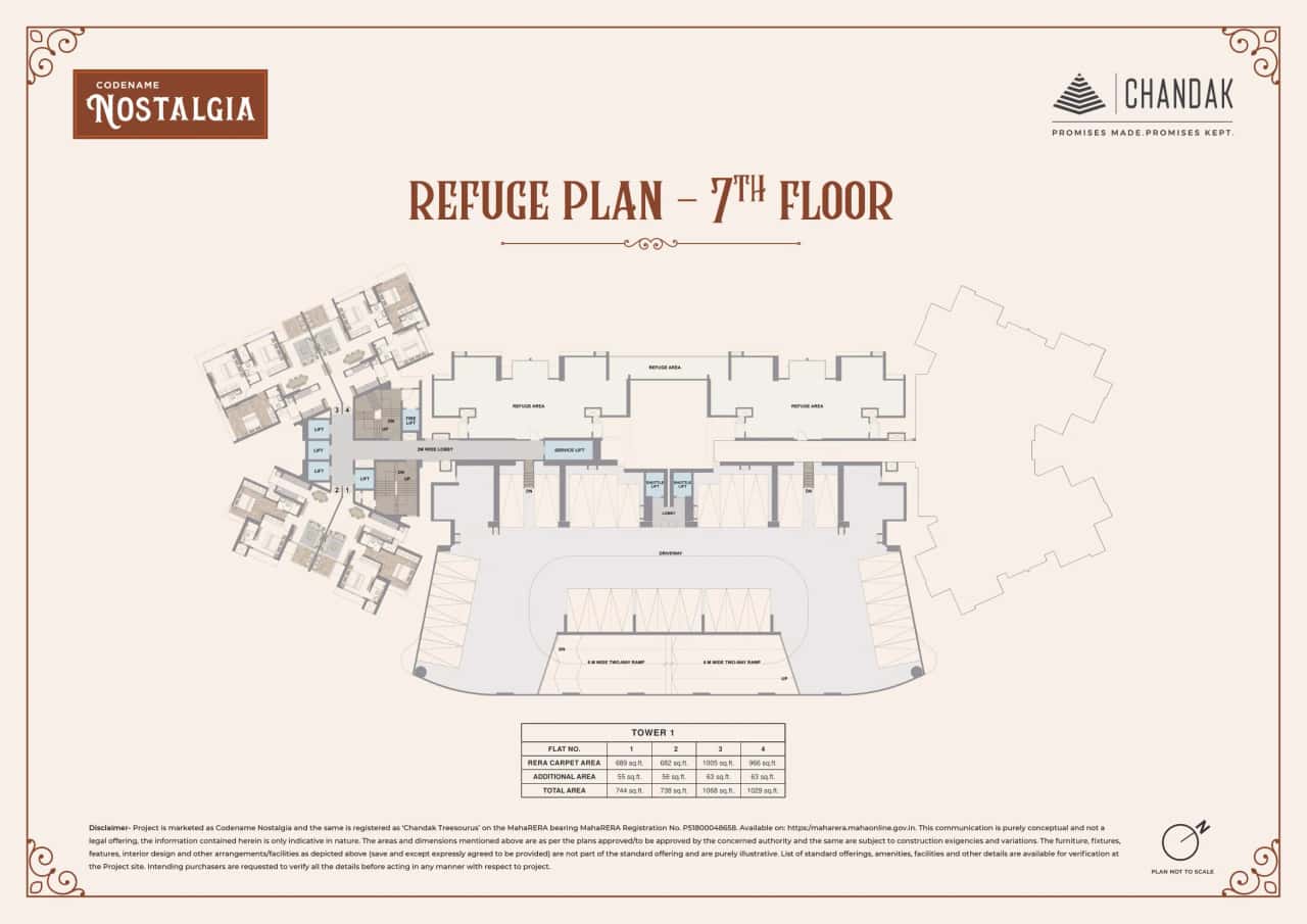 Chandak Codename Nostalgia Floor plan 1