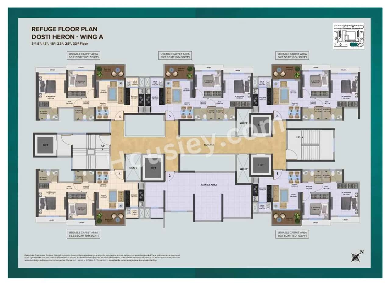 Dosti Heron Floor plan 2
