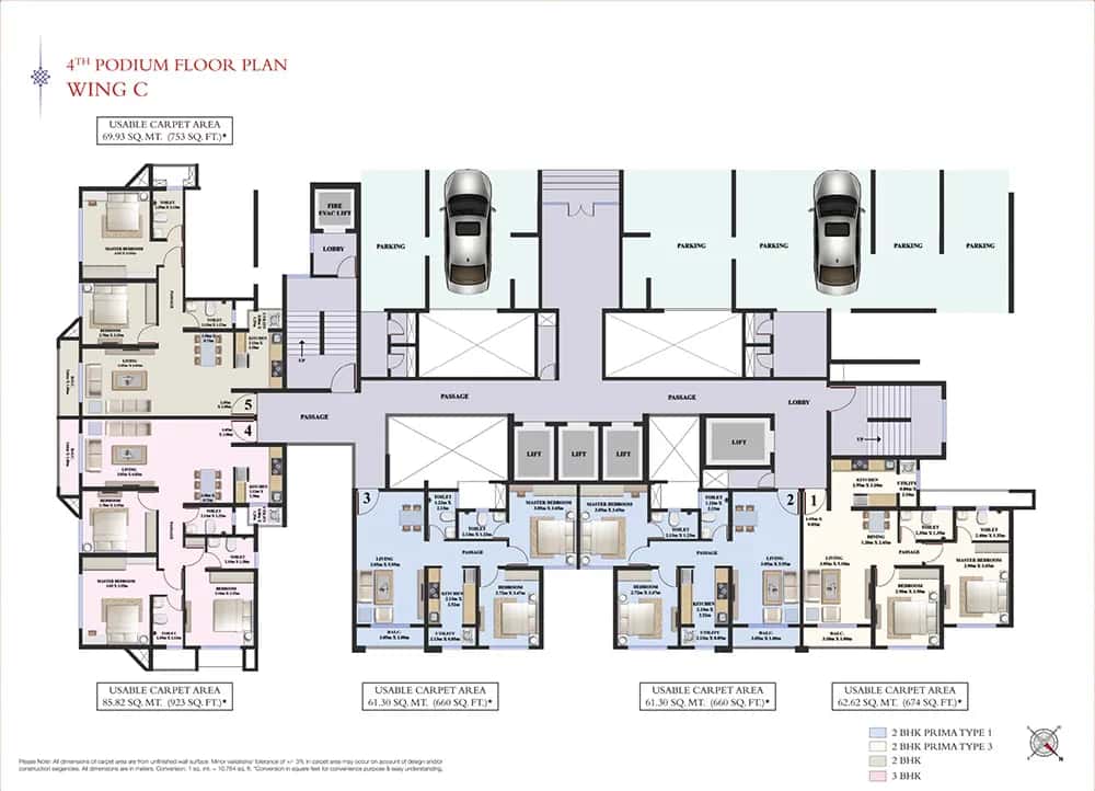 Dosti Tulip Floor plan 2