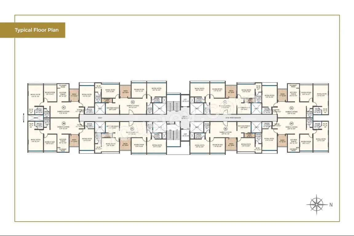Excella The Gold Floor plan 2