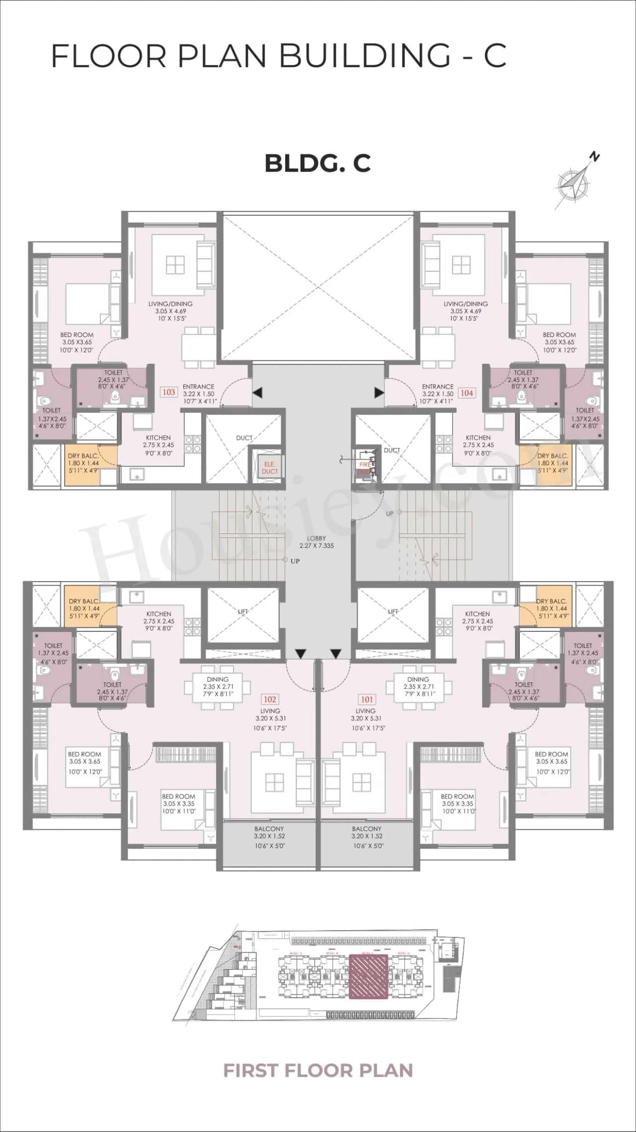 Gagan Myra Floor plan 1