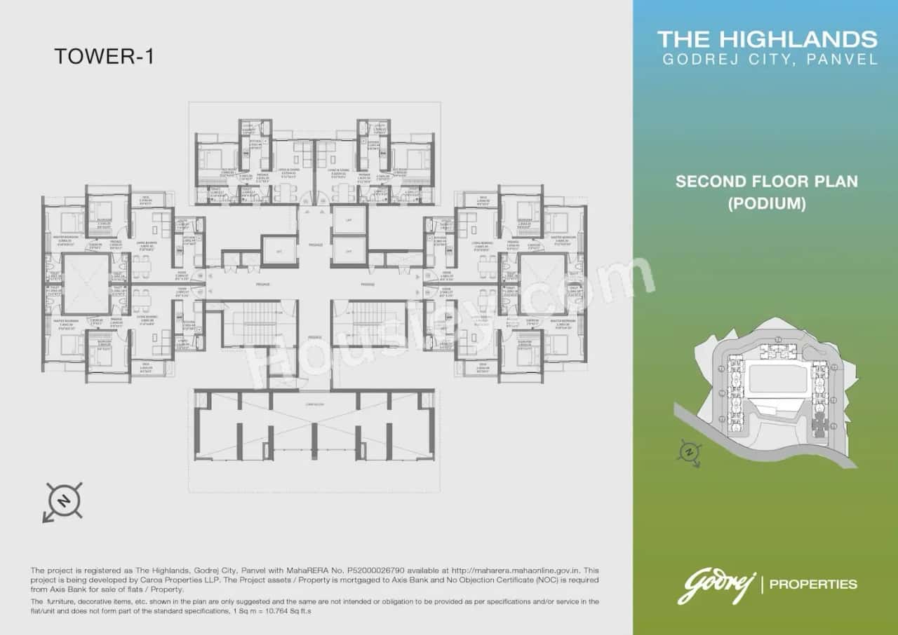 Godrej Highlands Floor plan 2