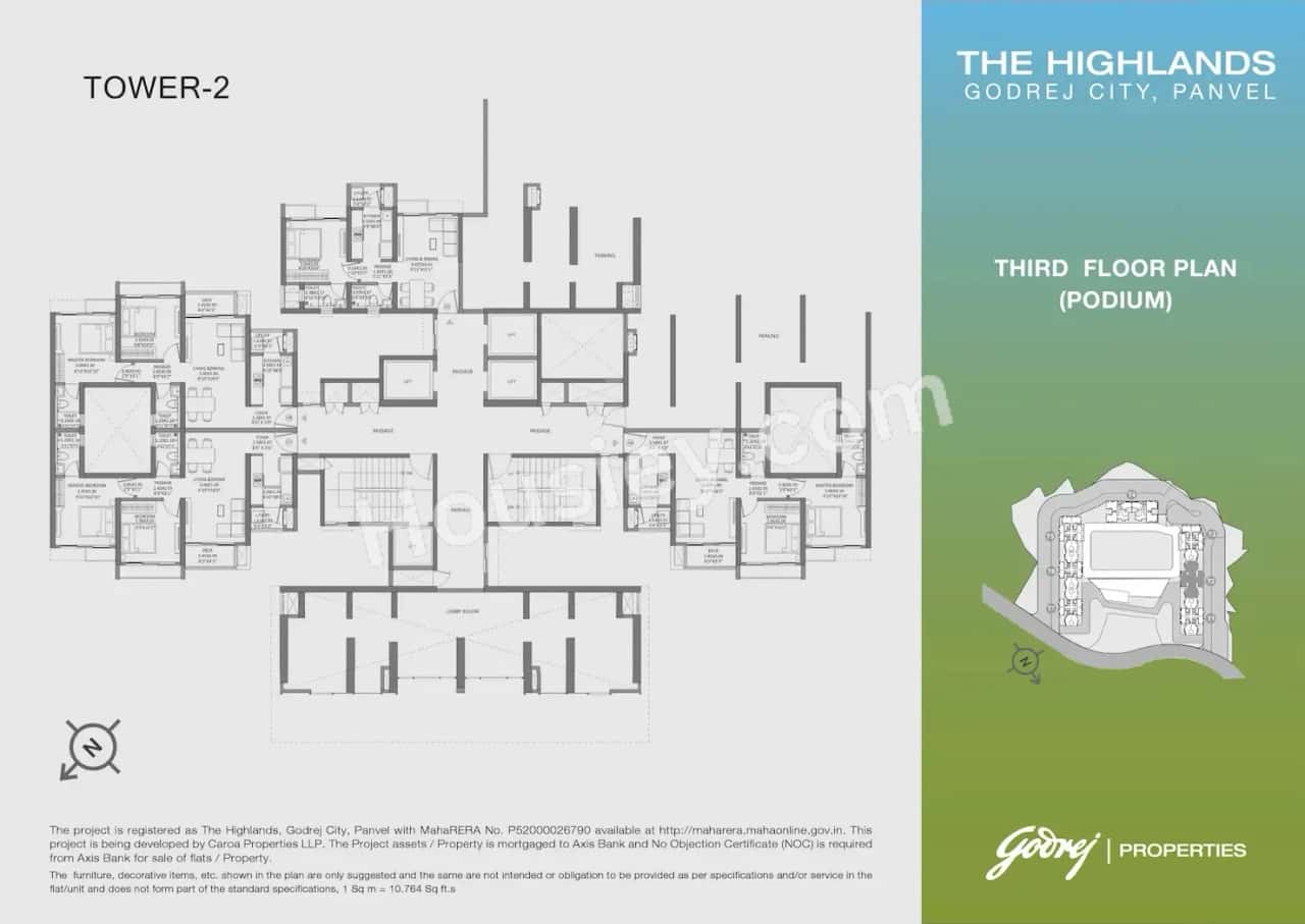 Godrej Highlands Floor plan 10