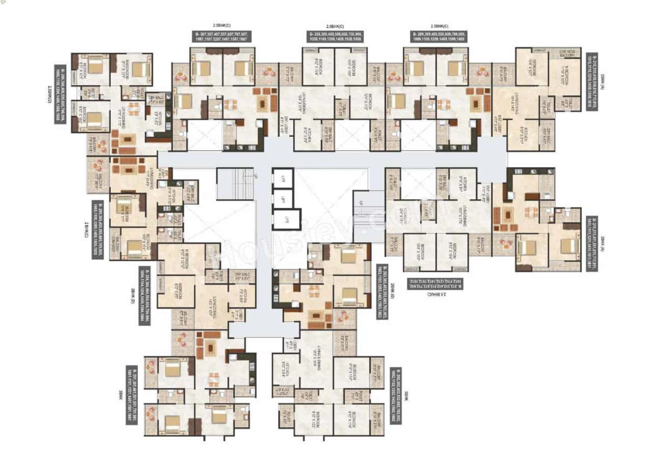 Grand Exotica Floor Plan