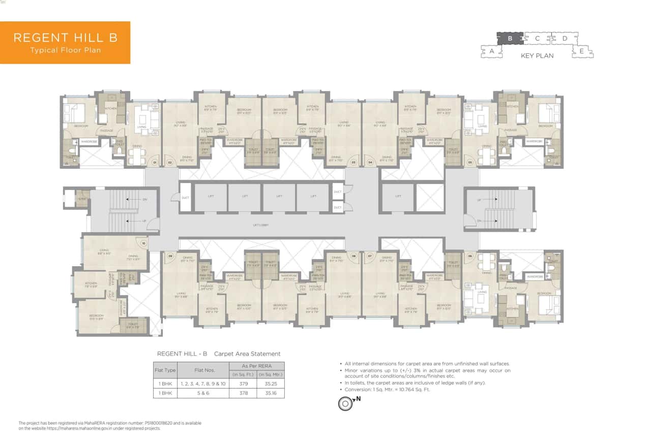 Hiranandani Regent Hill Floor plan 1