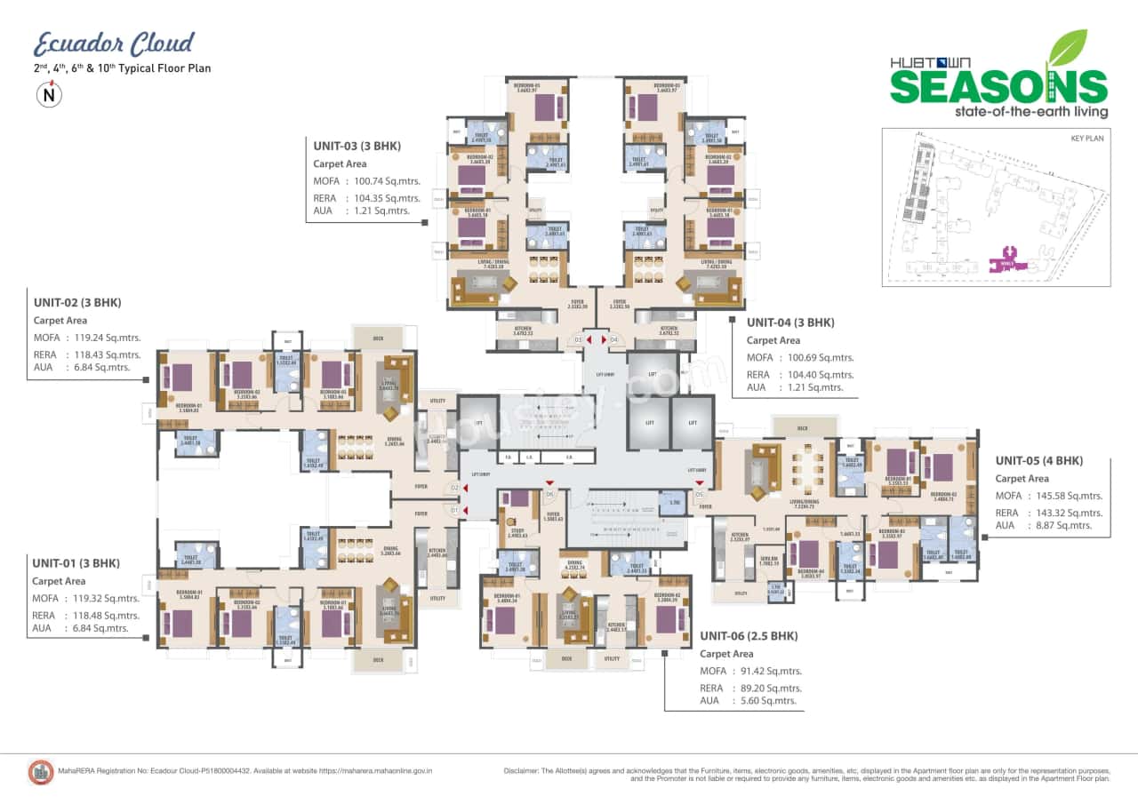 Hubtown Seasons Floor plan 6