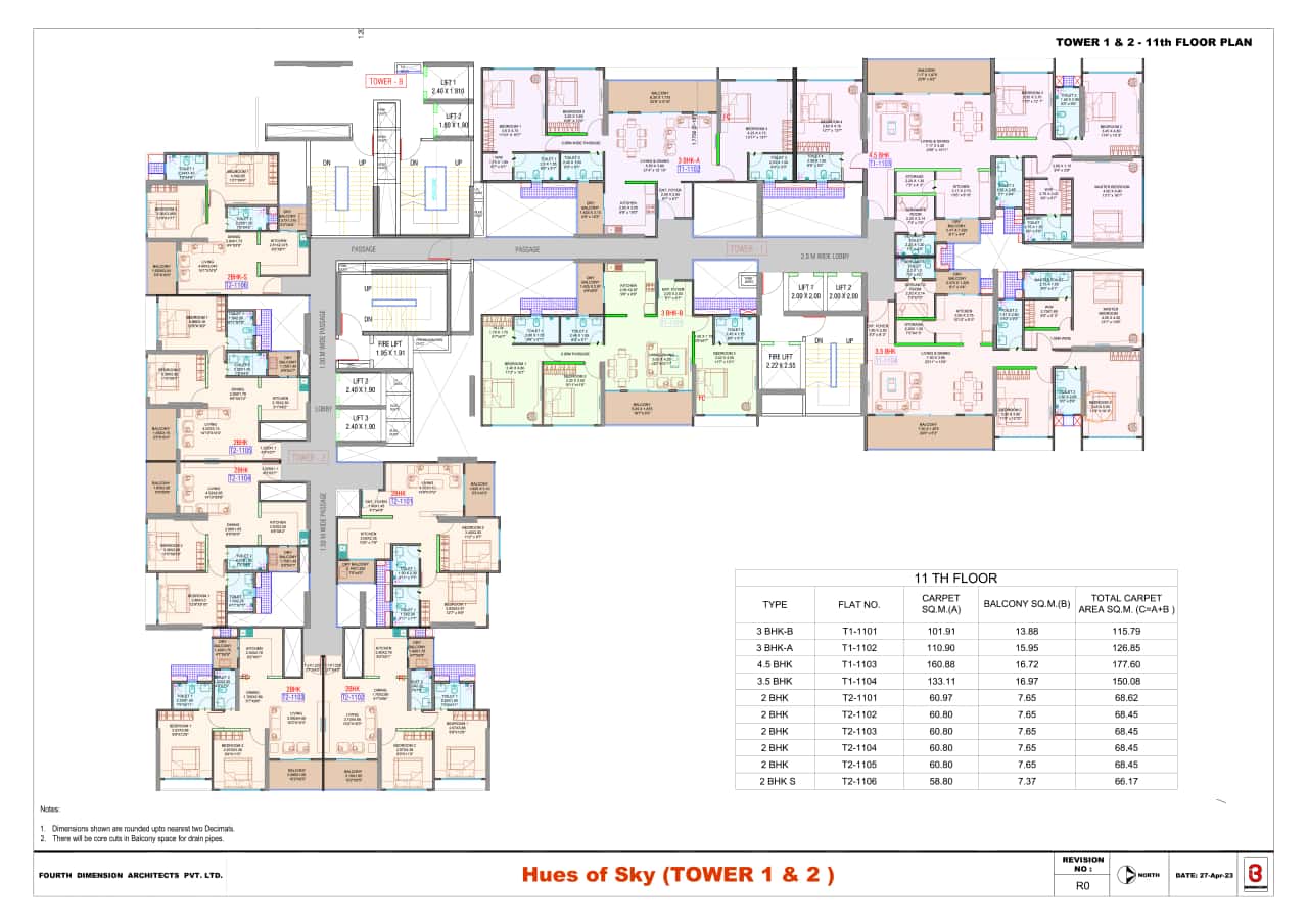 Bramhacorp Hues Of Sky Floor plan 1