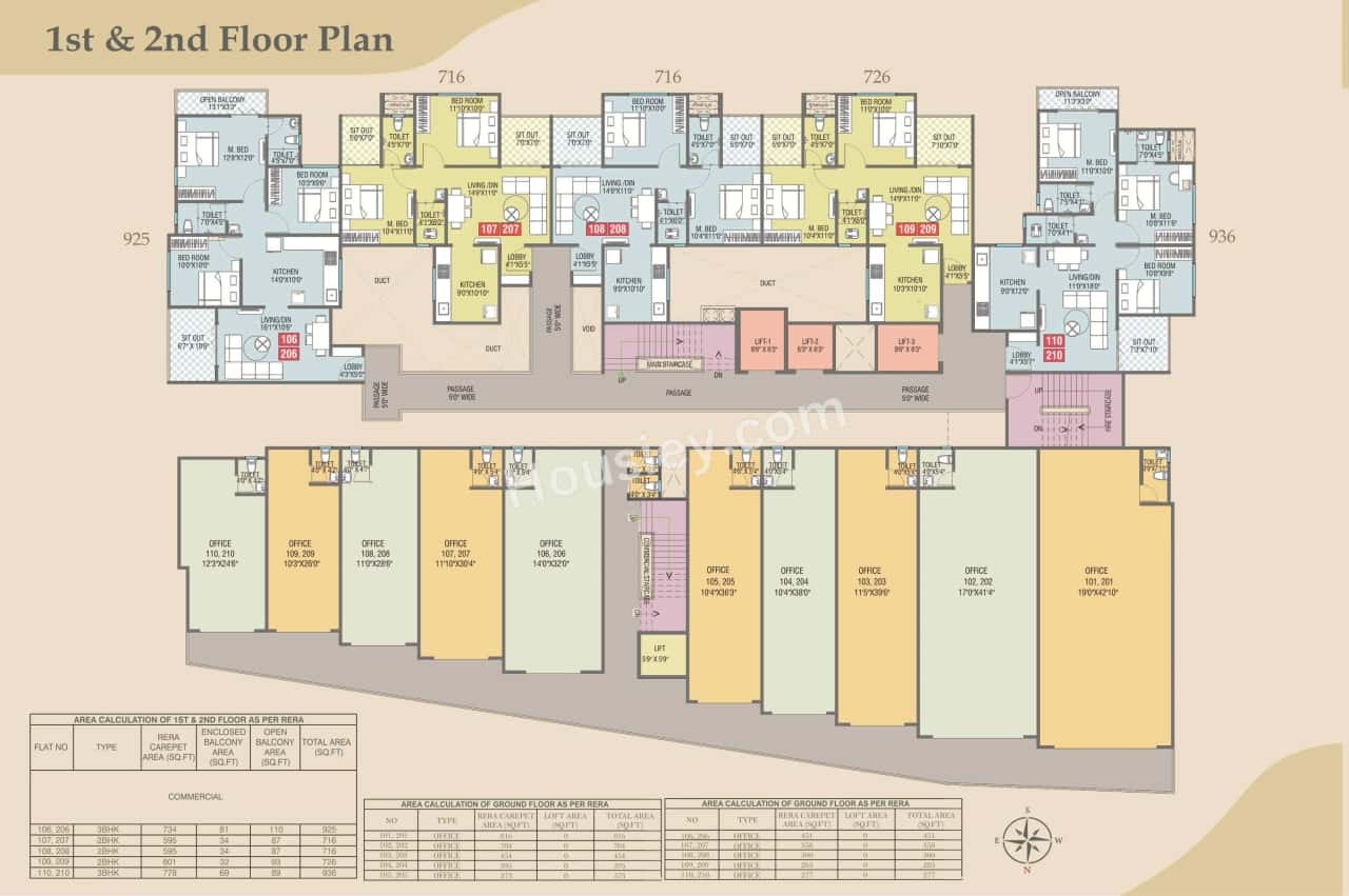 Krupasindhu Town Square Floor plan 1