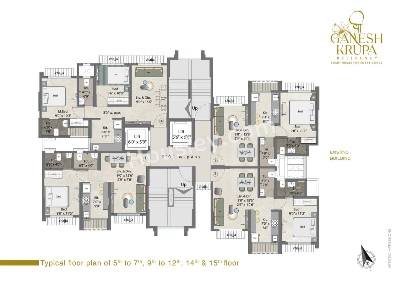 KKG Shree Ganesh Krupa Residency Floor plan 1