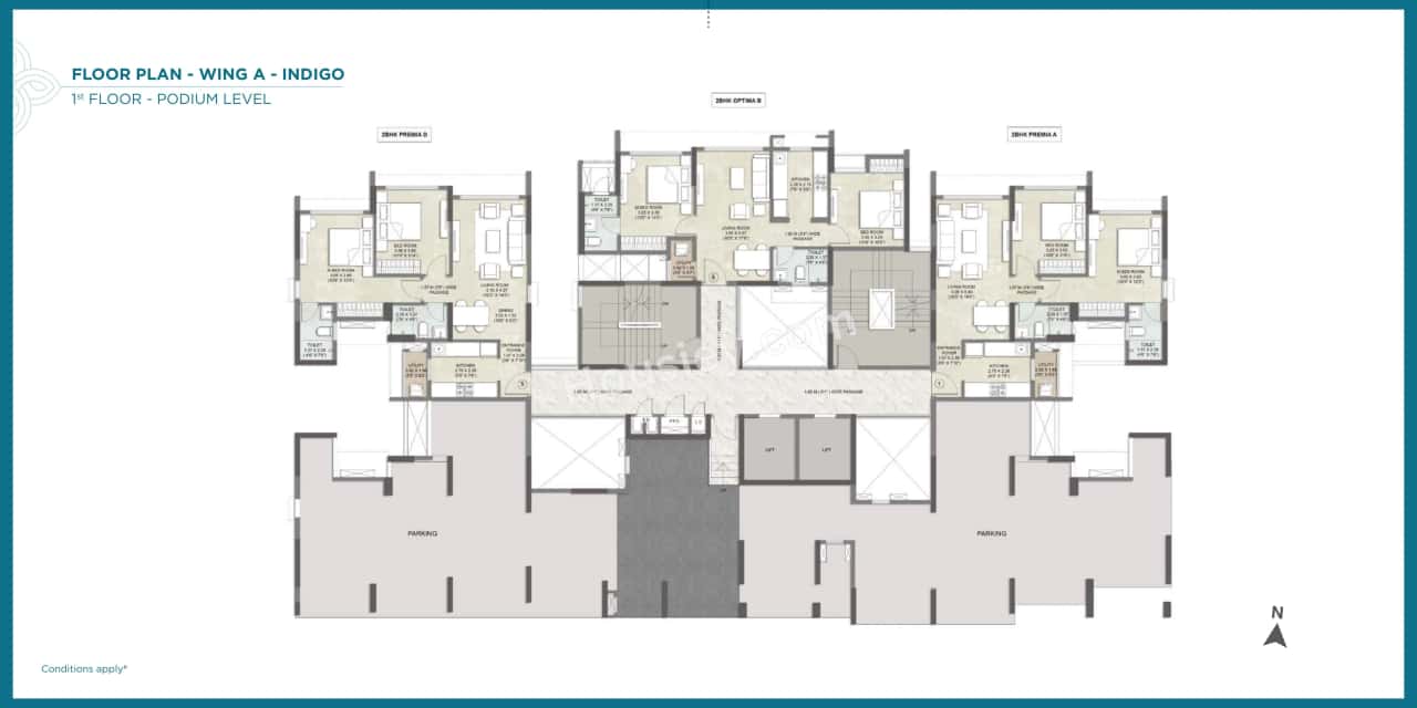 Kalpataru Park Riviera Floor plan 14