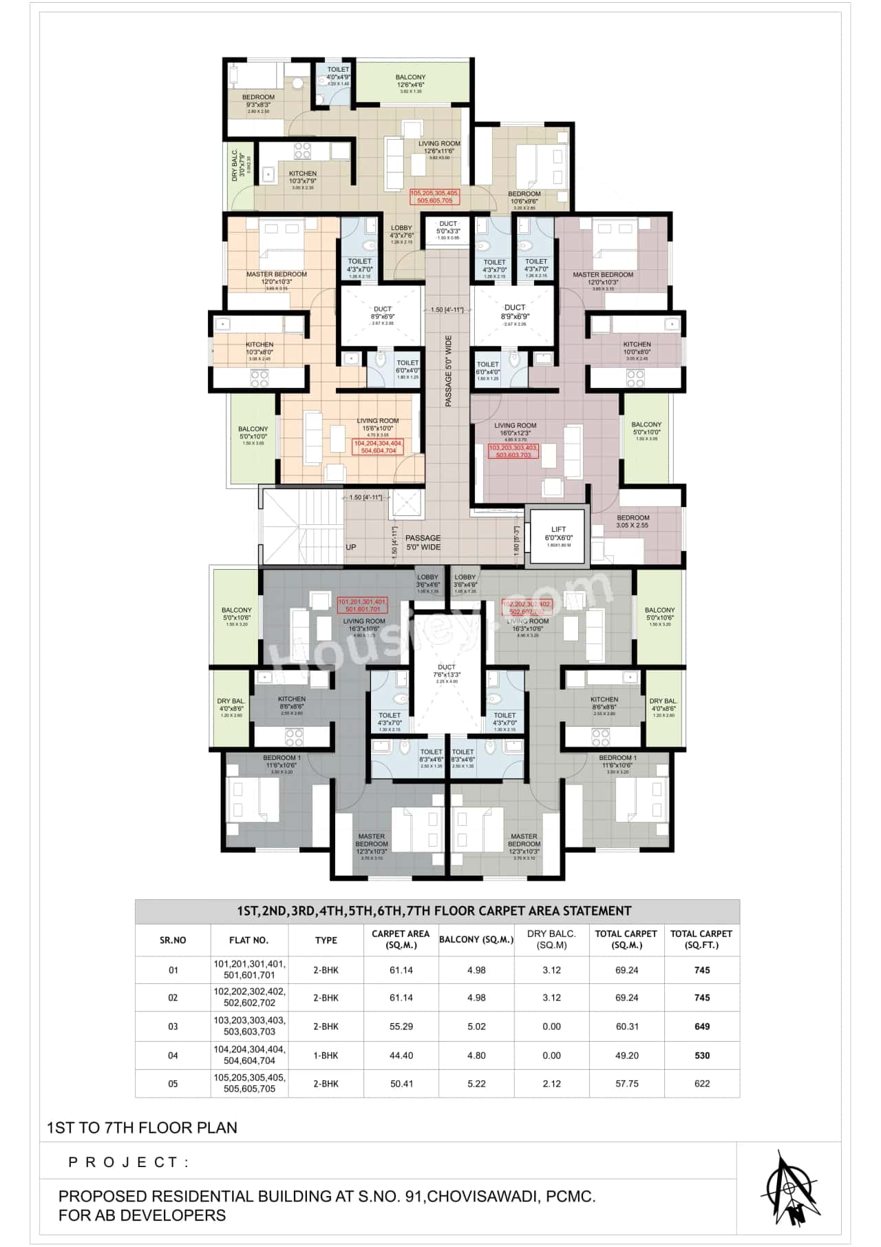 Kalpdeep Sparkline Residency Floor plan 2