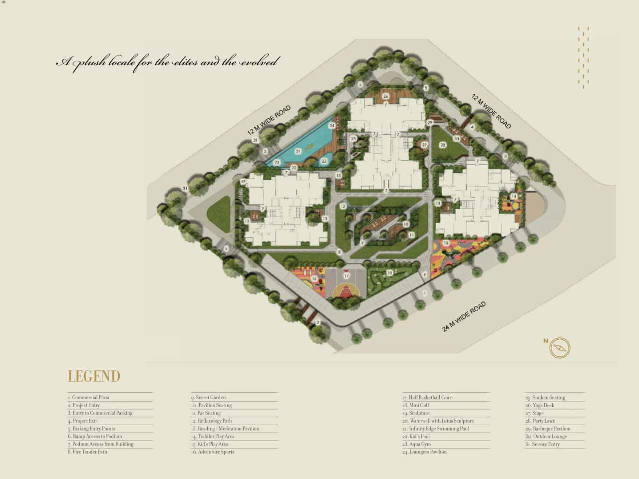 Kolte Patil 24k Manor Master Plan