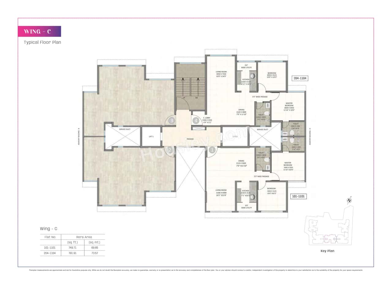 Kolte Patil Alora Floor plan 2