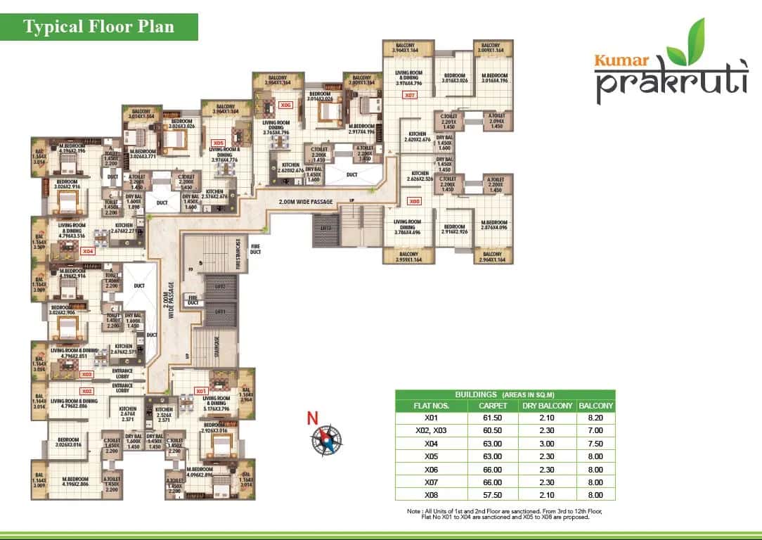 Kumar Prakruti Floor plan 2