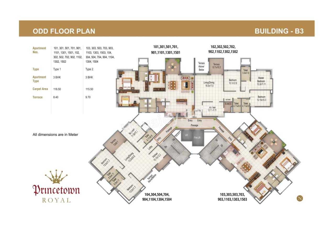 Kumar Princetown Royal Floor plan 2