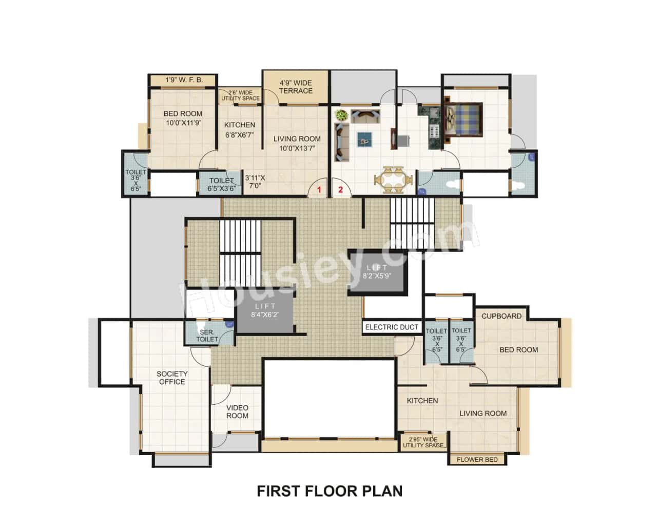 Kurm Casa Floor plan 1
