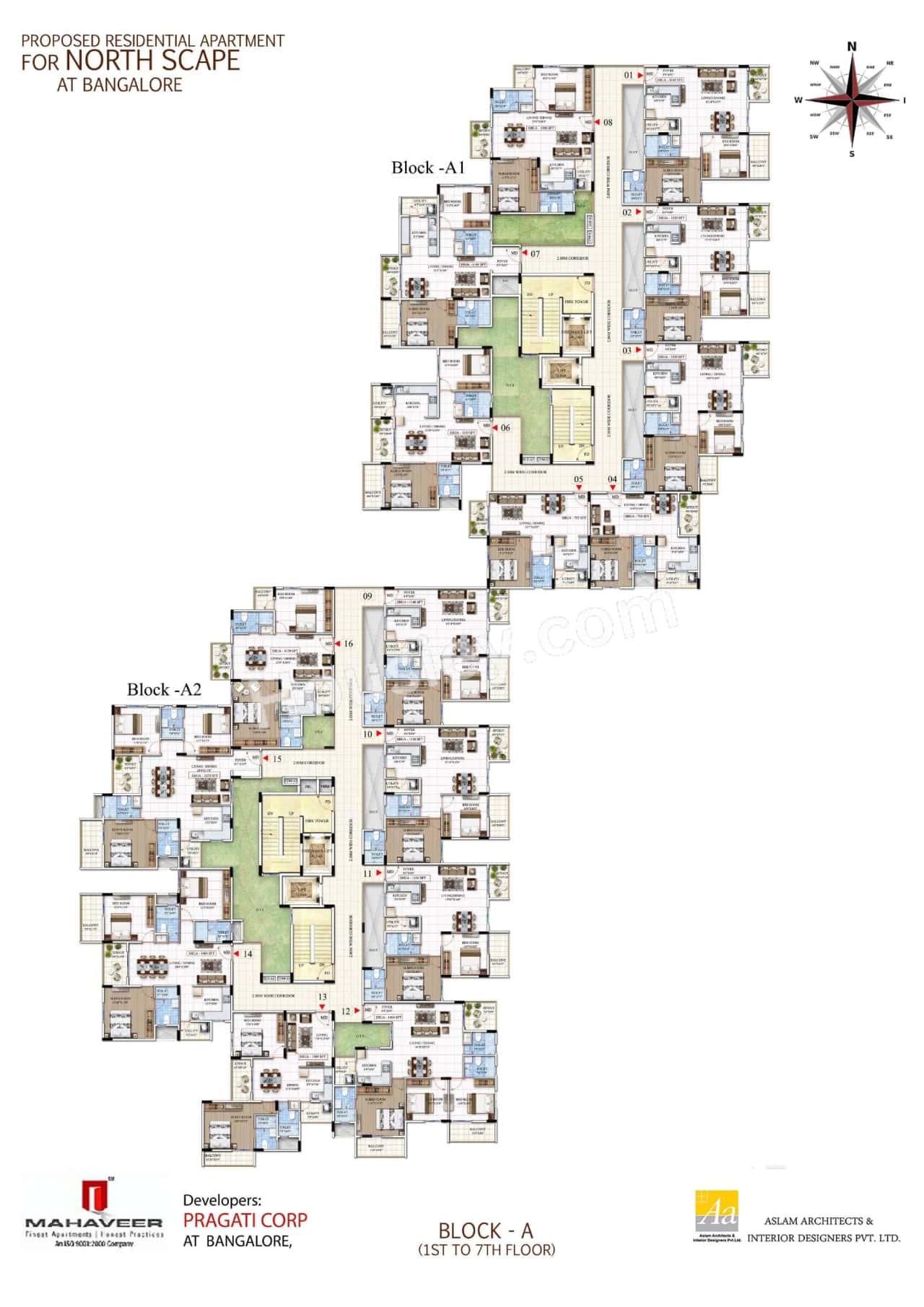 Mahaveer Northscape Floor plan 1