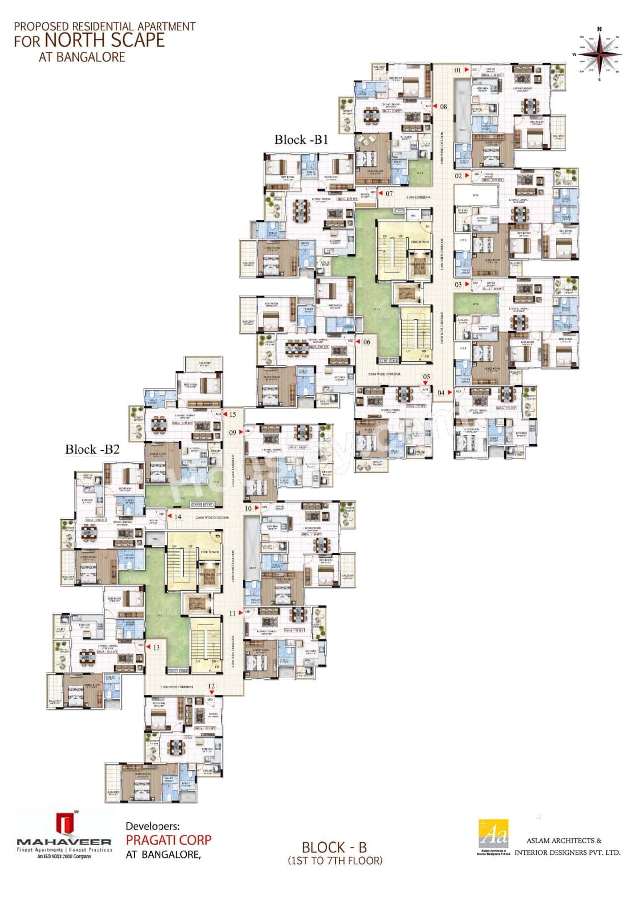 Mahaveer Northscape Floor plan 3