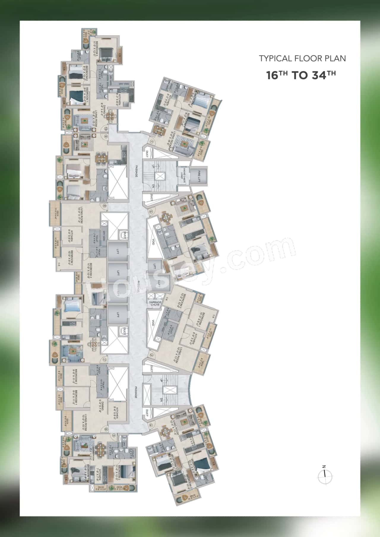 Mahavir Spring Daffodil Floor plan 3