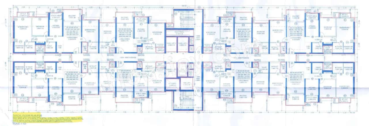 Mahindra Crown Floor plan 1