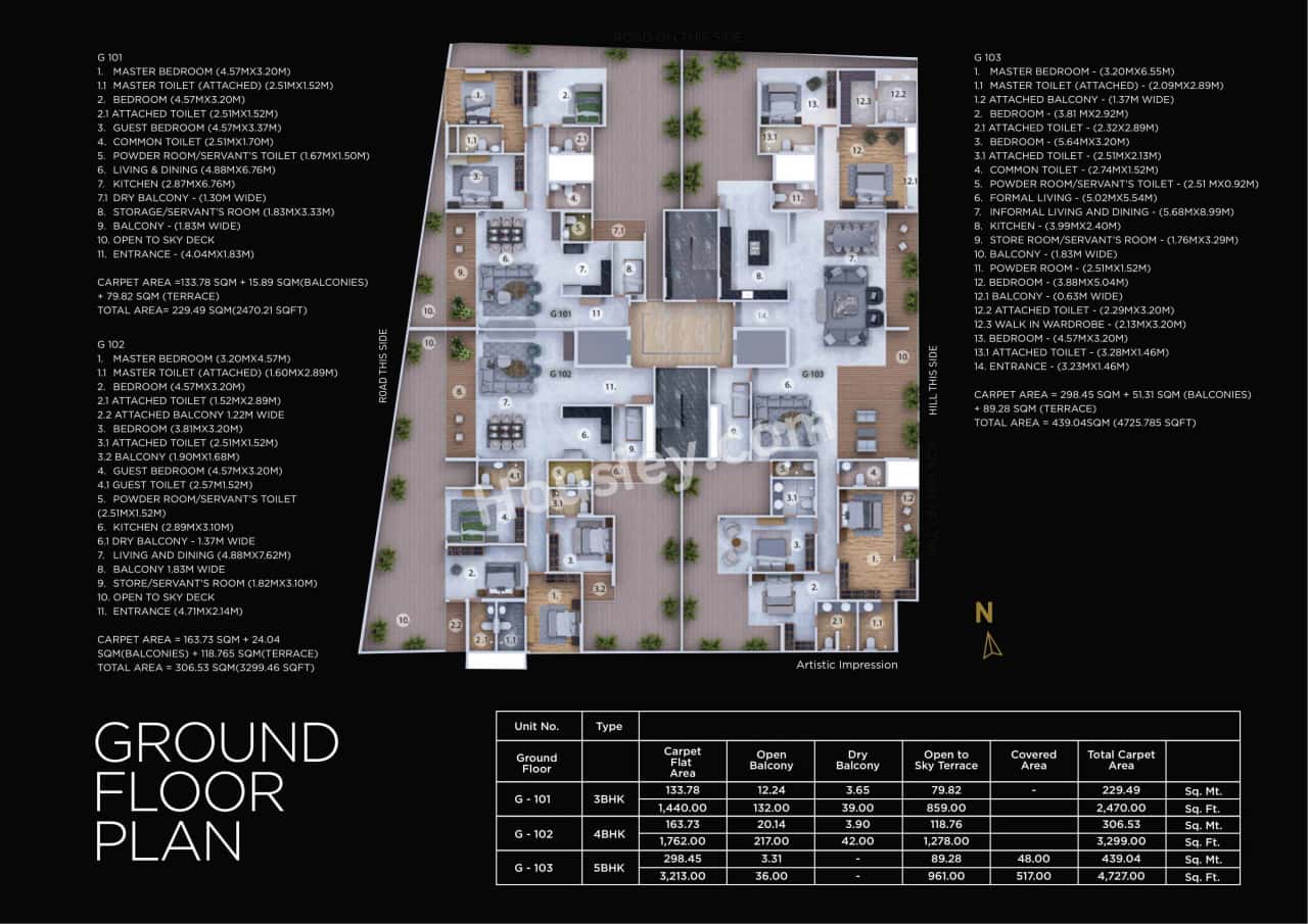 Manisha 64 Hills Bavdhan Floor plan 1