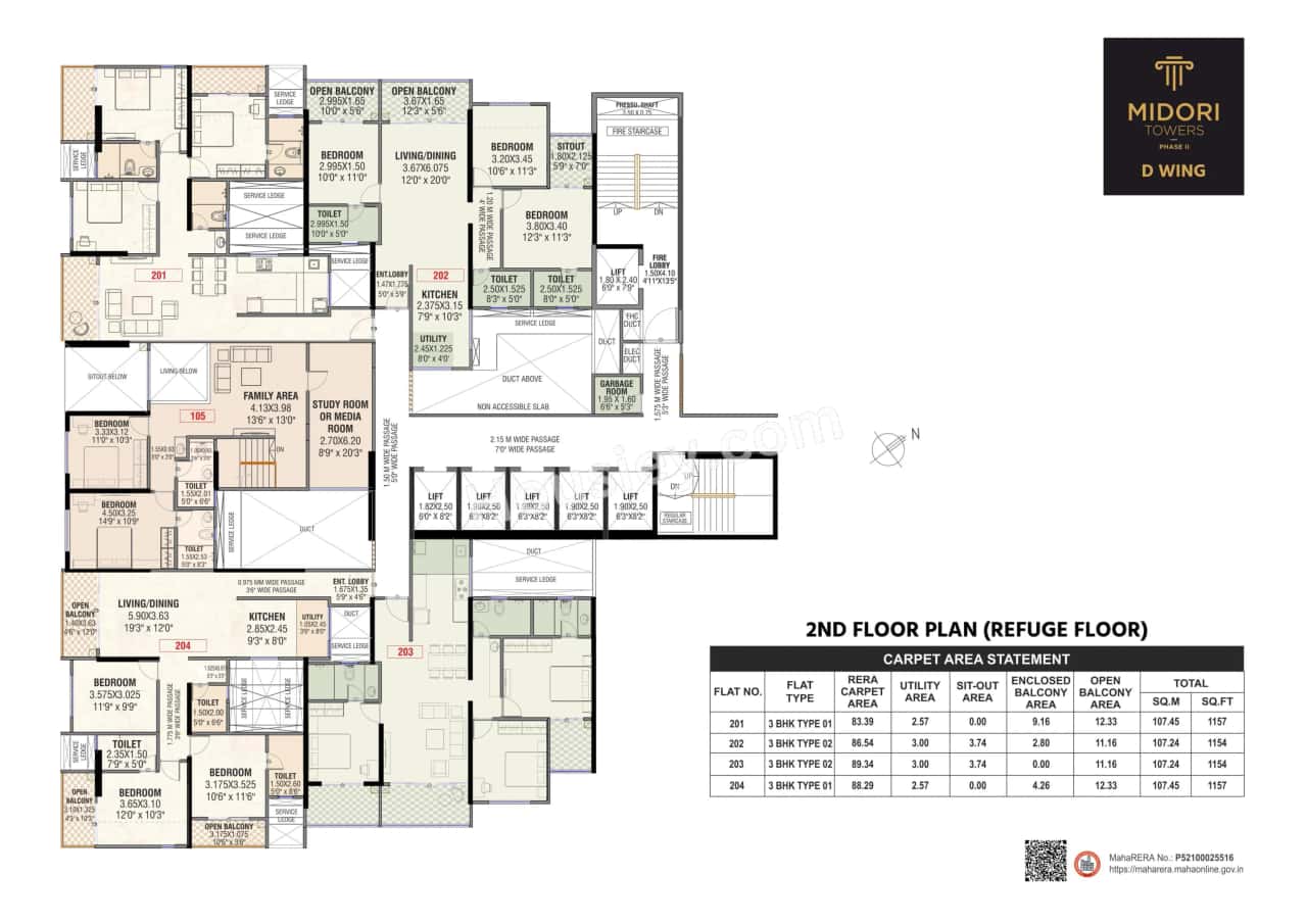 Midori Towers Phase 2 Floor plan 4