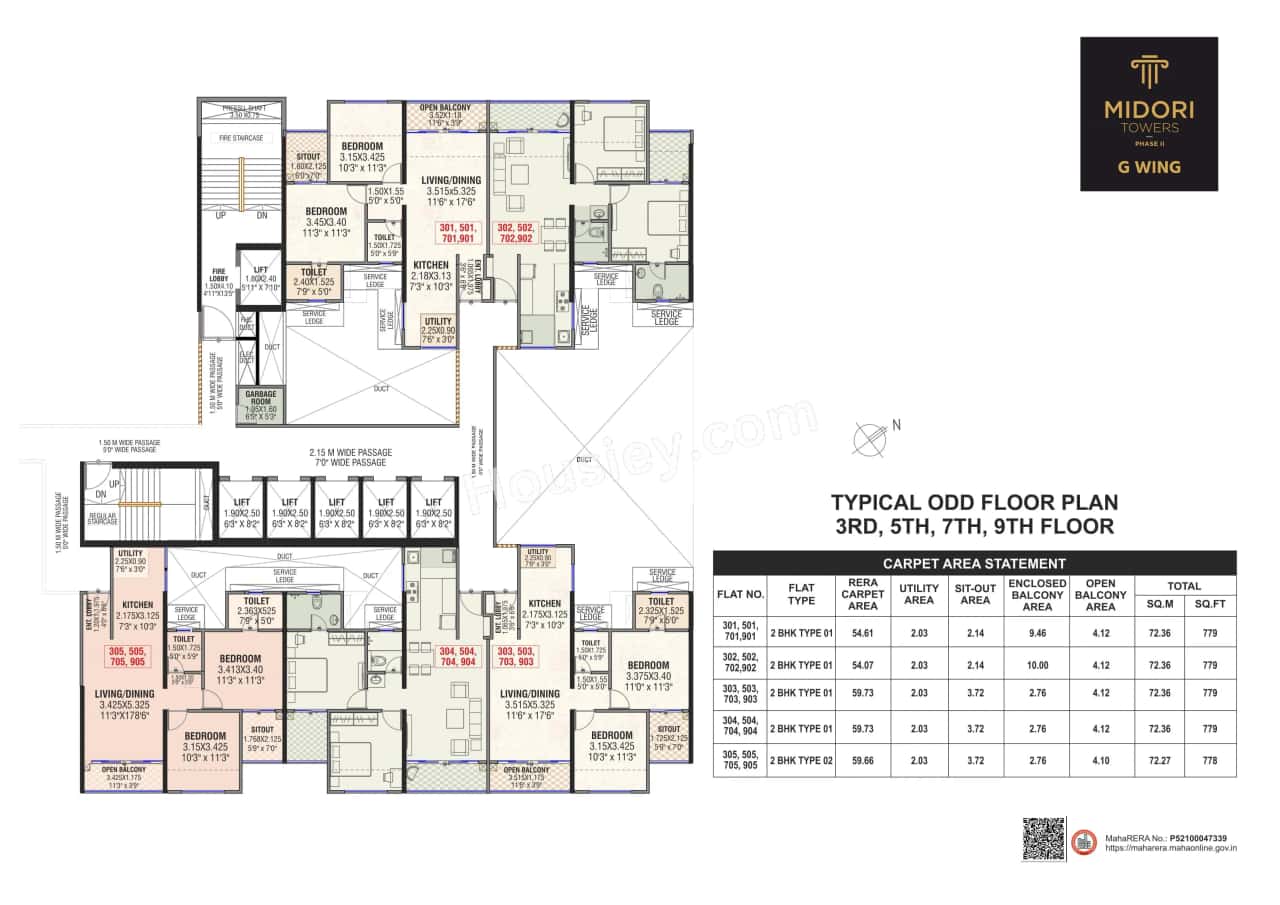 Midori Towers Phase 2 Floor plan 16