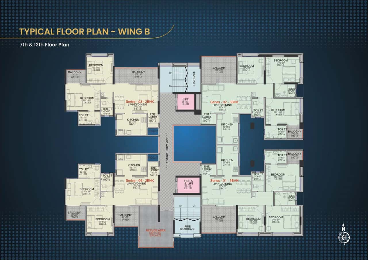Millennium Amara Floor plan 4