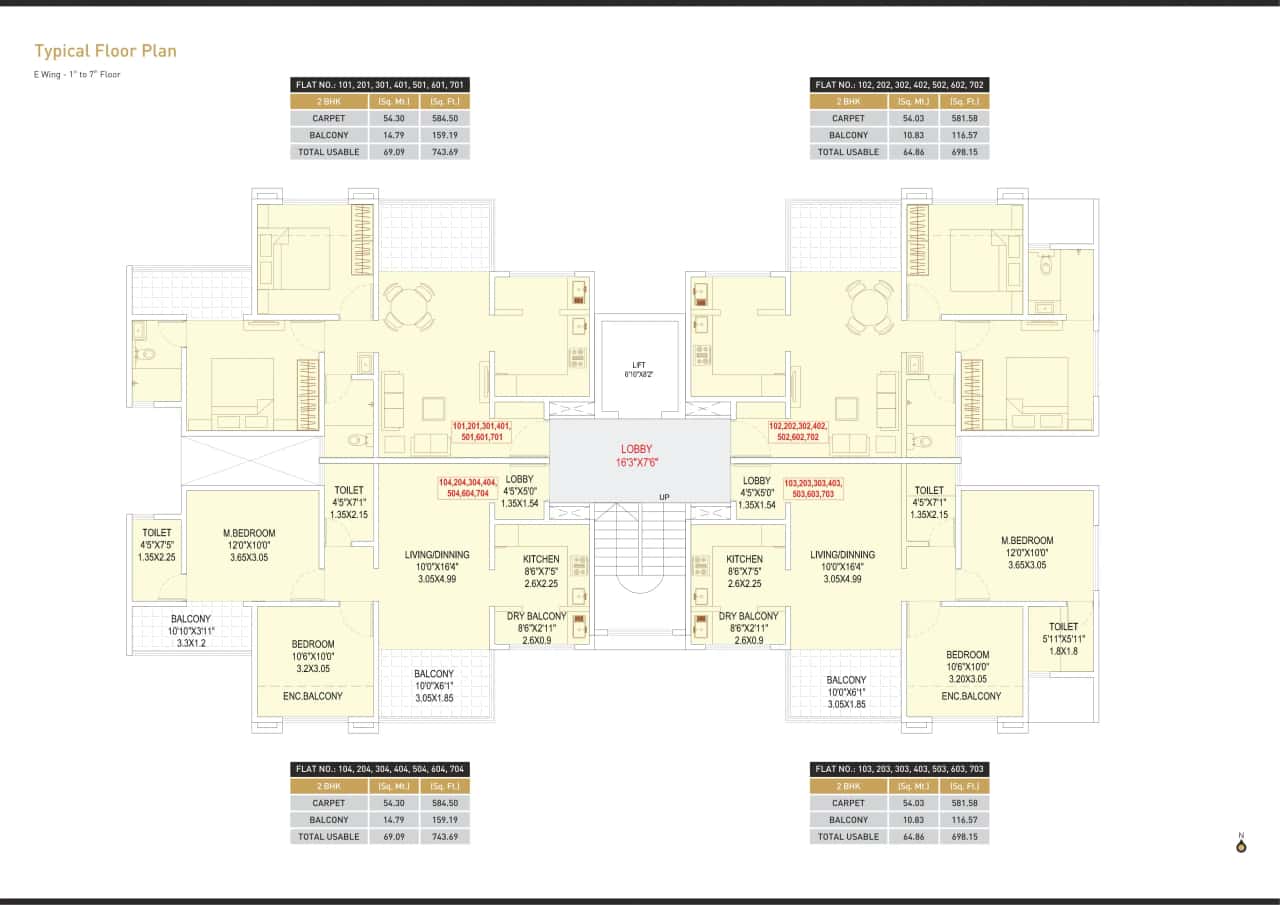 Millennium Atlas Floor plan 2