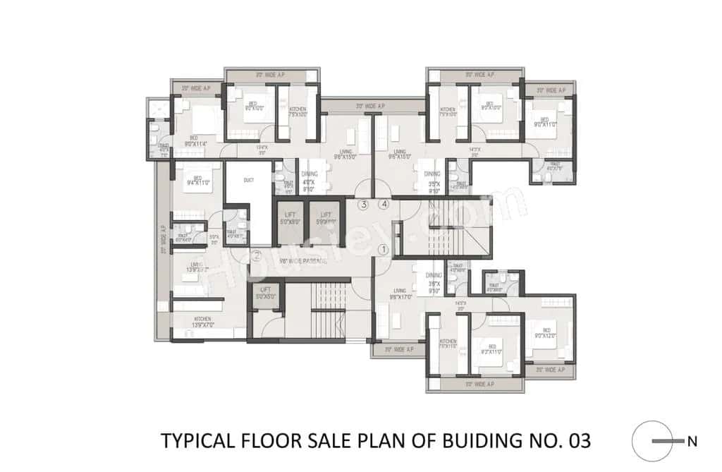 Nakshatra Gokul Floor plan 3