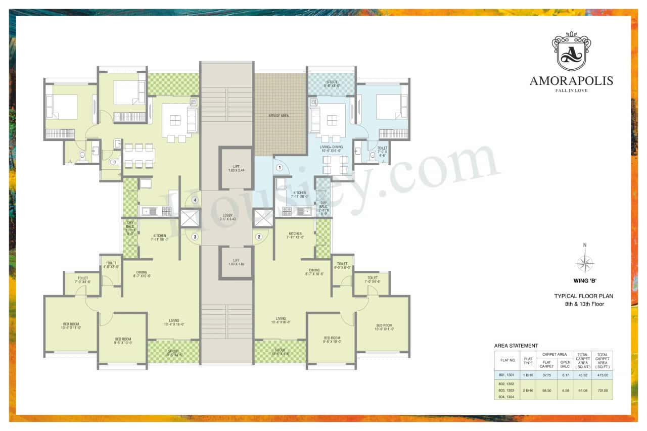 Nirman Amorapolis Floor plan 2