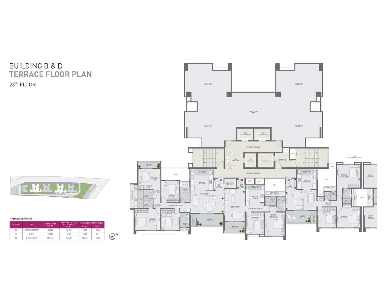Nirman Cosmopolis Floor plan 2
