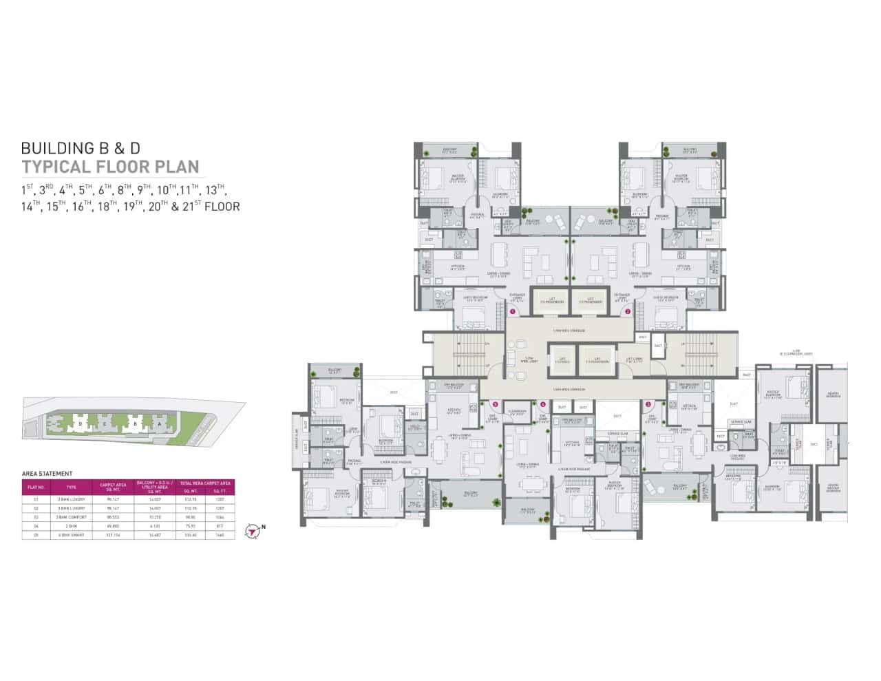 Nirman Cosmopolis Floor plan 3
