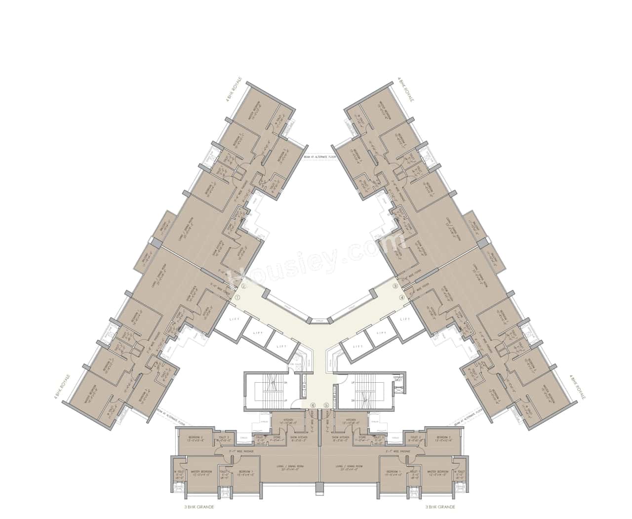 Oberoi Enigma Floor plan 2