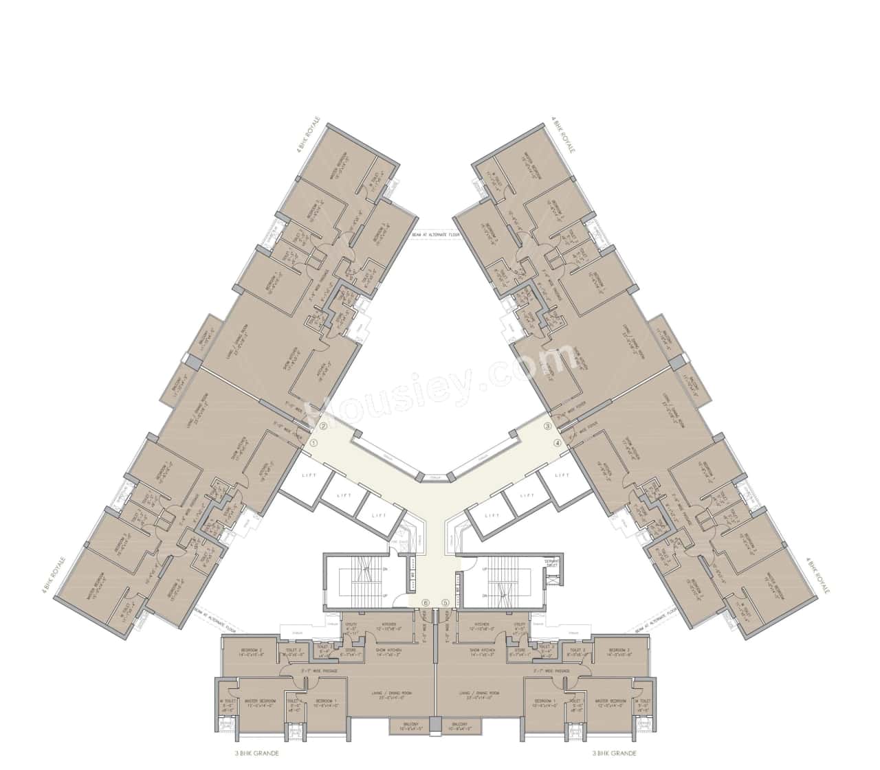Oberoi Enigma Floor plan 4