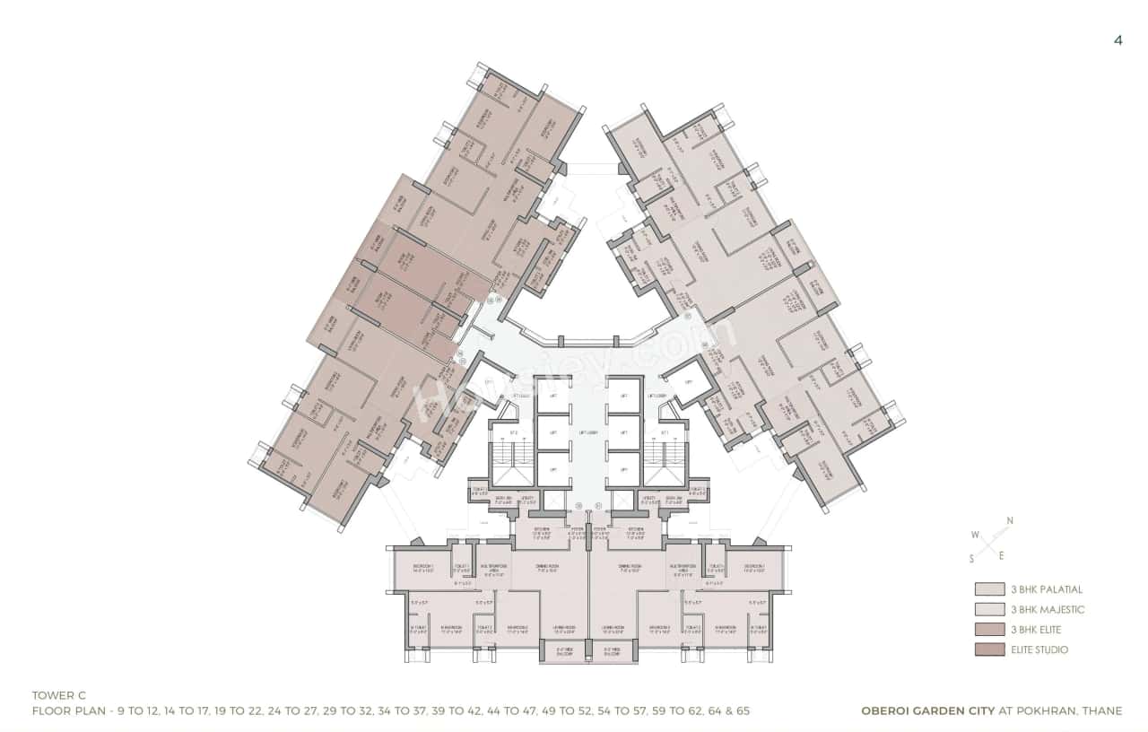 Oberoi Pokhran Floor plan 1