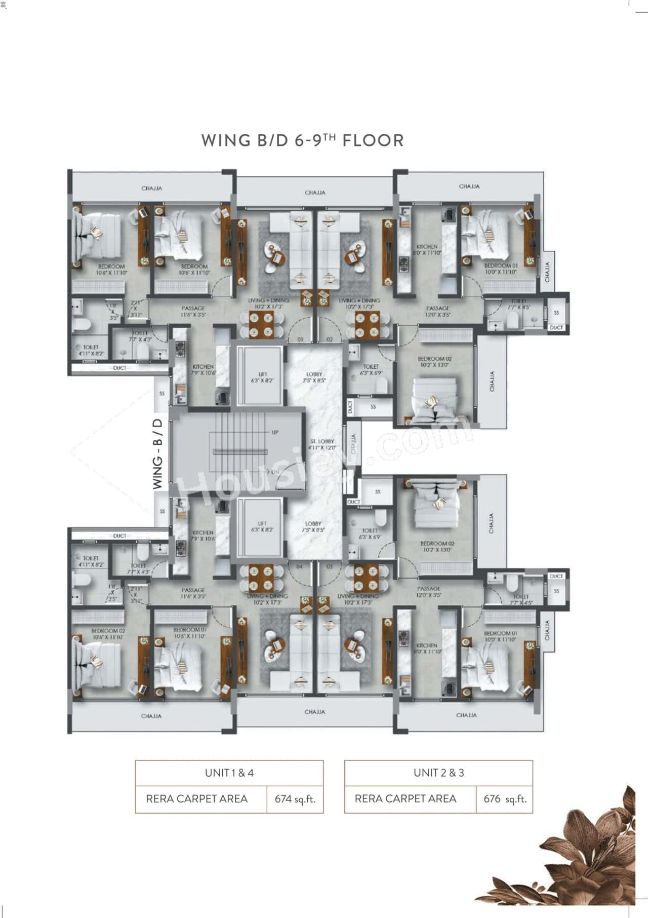 Paradigm Artteza Floor plan 4