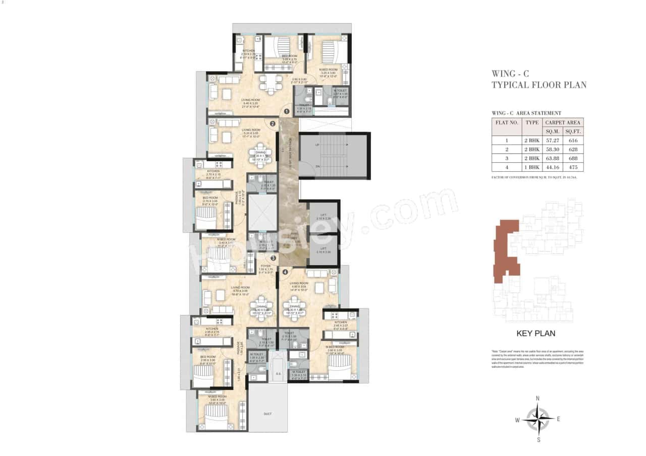 Paranjape Athena Floor plan 4