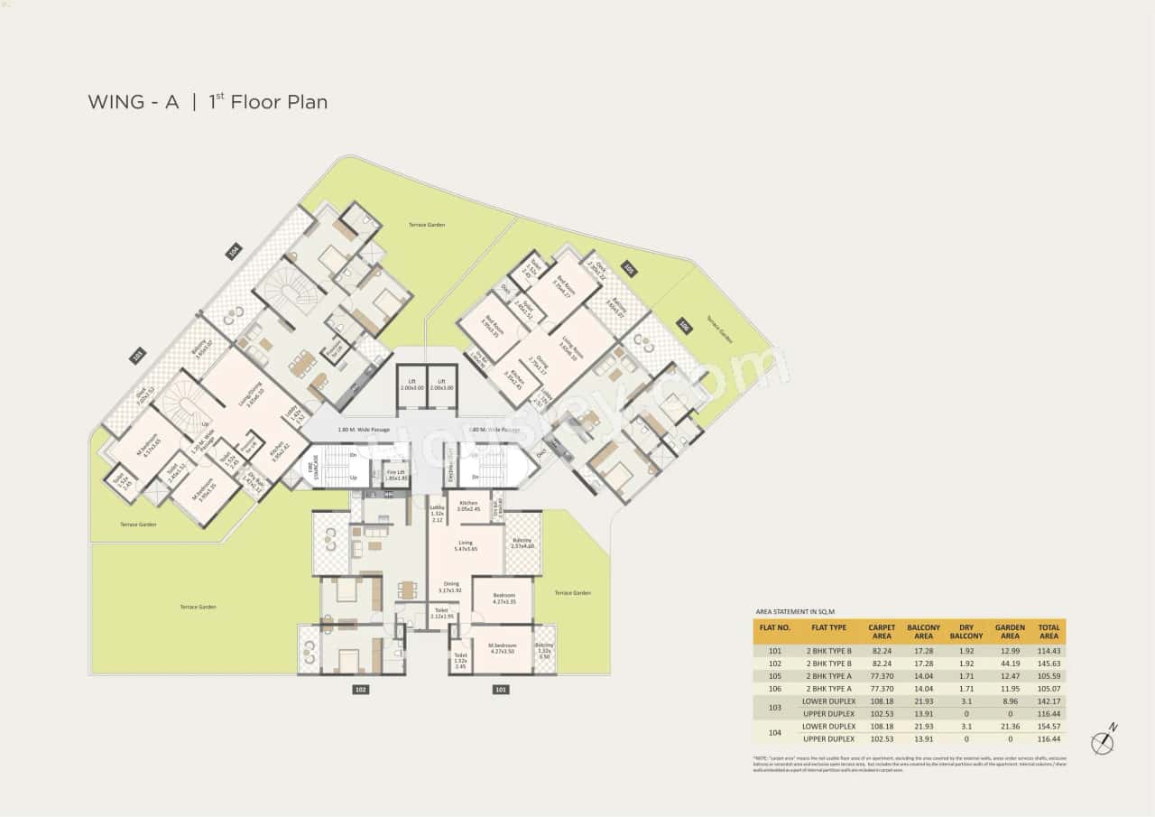 Paranjape Highgardens Floor plan 1