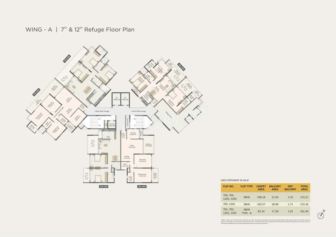 Paranjape Highgardens Floor plan 3