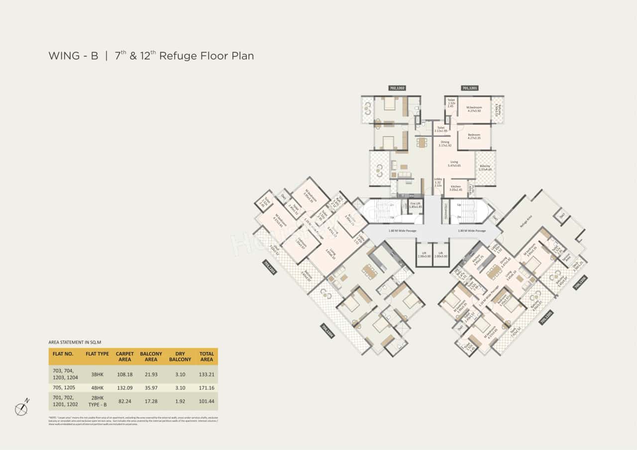 Paranjape Highgardens Floor plan 6