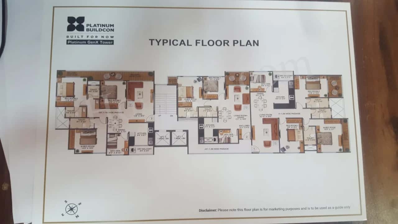 Platinum Genx Tower Floor Plan