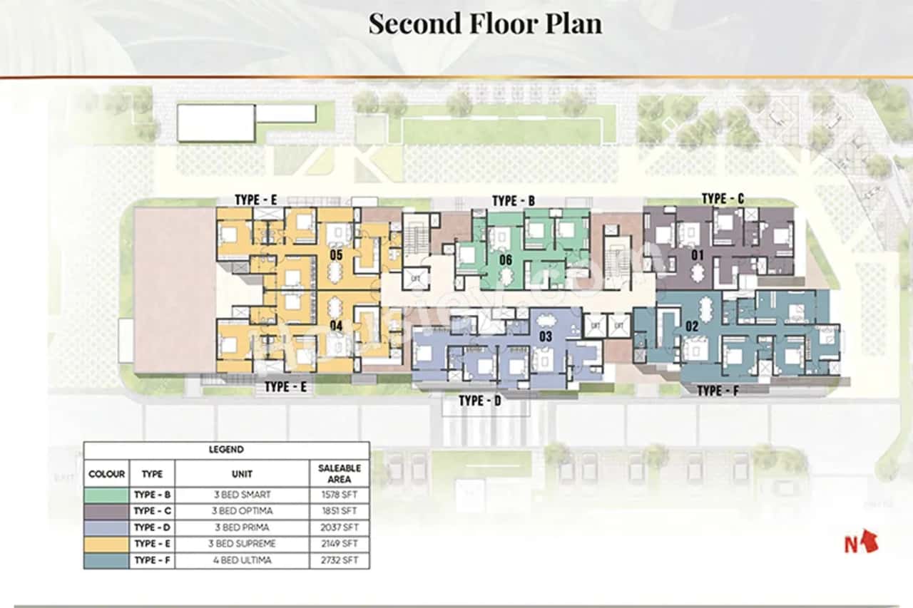 Prestige Camden Gardens Floor plan 1