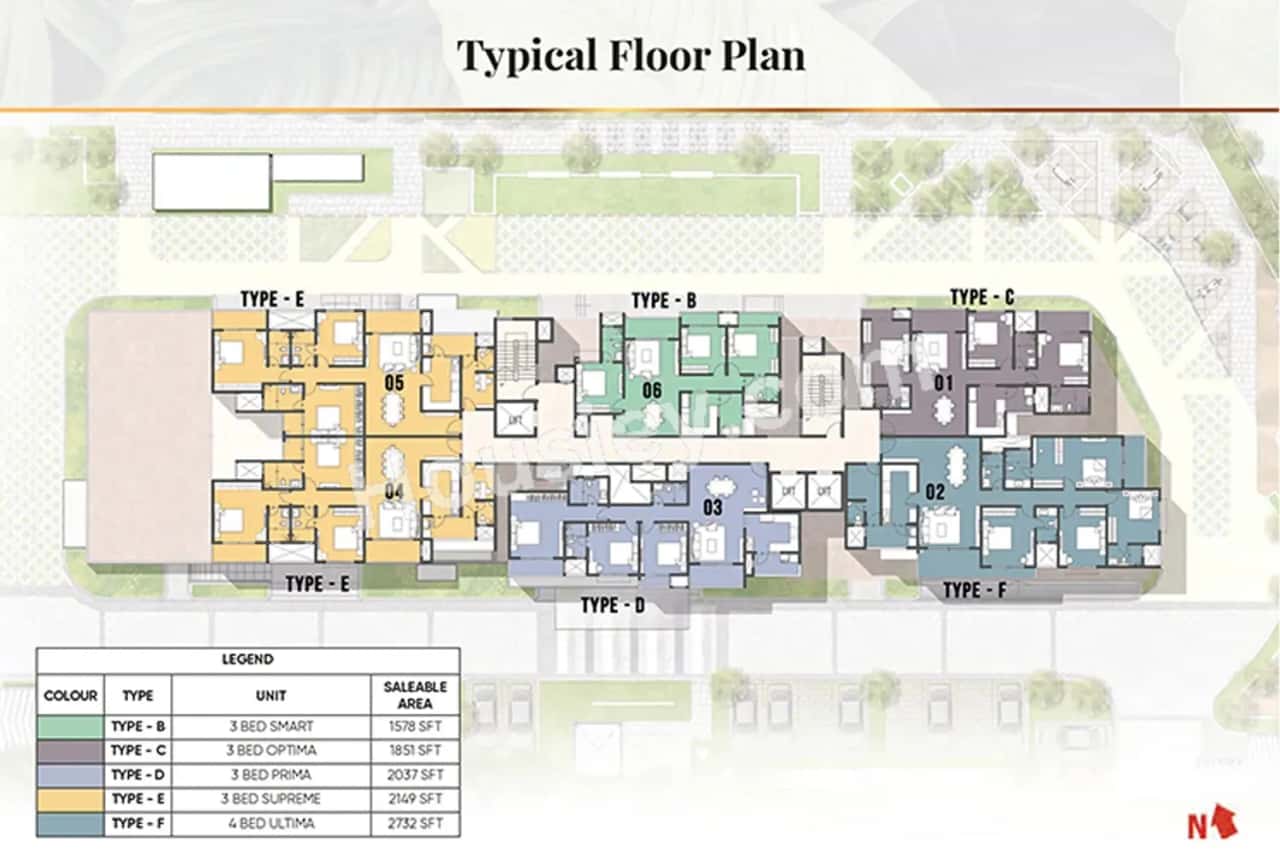 Prestige Camden Gardens Floor plan 4