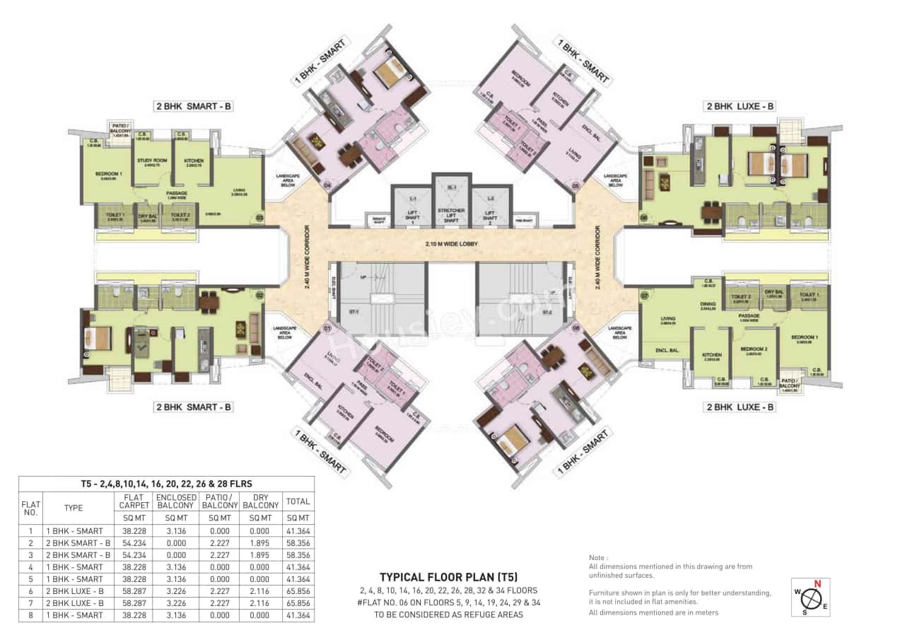 Puraniks Reserva Floor plan 5