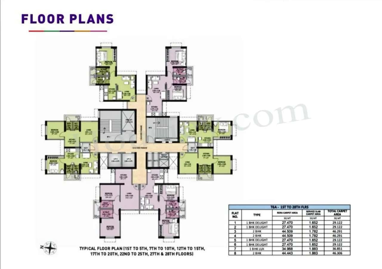 Puraniks Unicorn Vista Floor plan 2