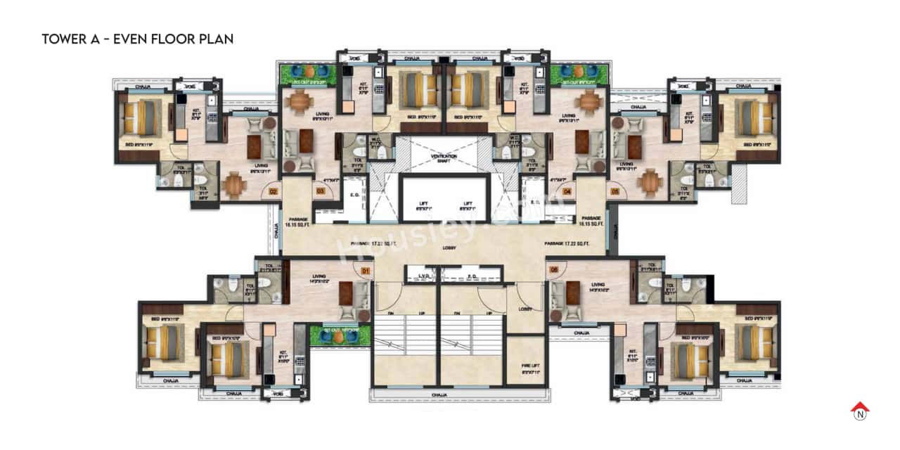 Qualcon Mantram Solacia Floor plan 1